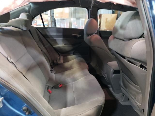 1HGFA16586L102610 - 2006 HONDA CIVIC LX BLUE photo 10