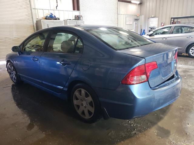 1HGFA16586L102610 - 2006 HONDA CIVIC LX BLUE photo 2