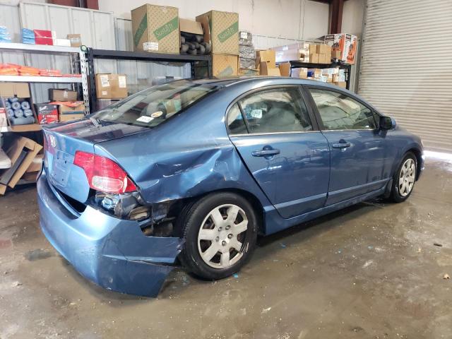 1HGFA16586L102610 - 2006 HONDA CIVIC LX BLUE photo 3