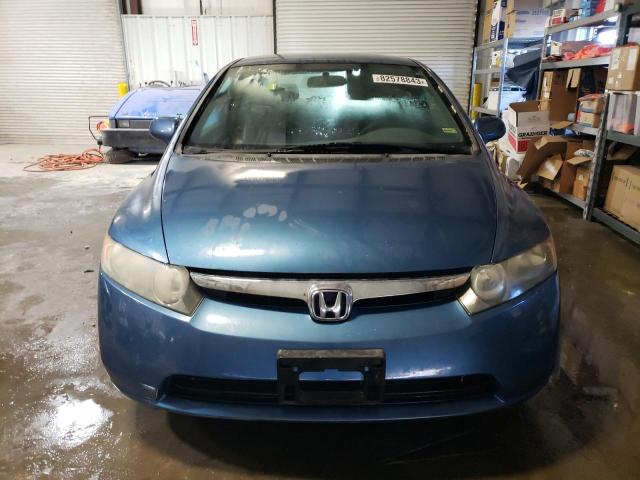 1HGFA16586L102610 - 2006 HONDA CIVIC LX BLUE photo 5