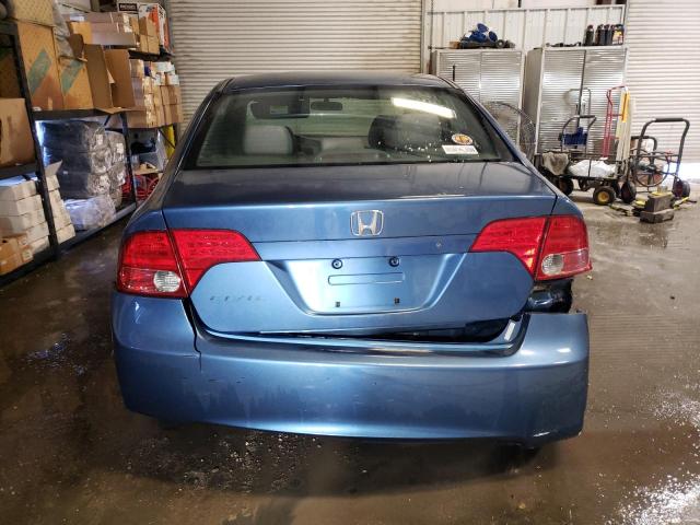 1HGFA16586L102610 - 2006 HONDA CIVIC LX BLUE photo 6