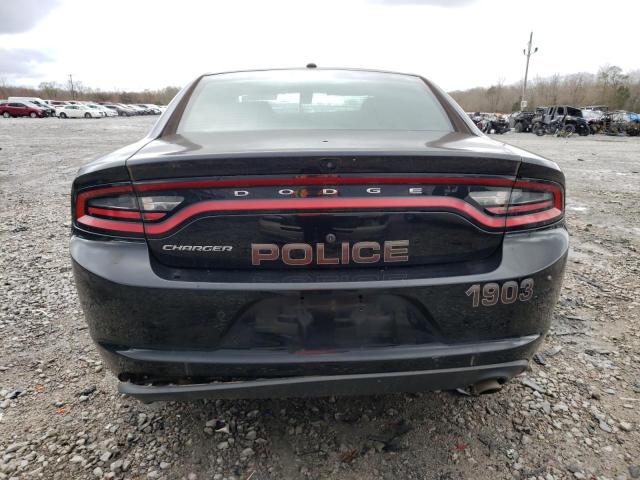 2C3CDXAG1KH537730 - 2019 DODGE CHARGER POLICE BLACK photo 6