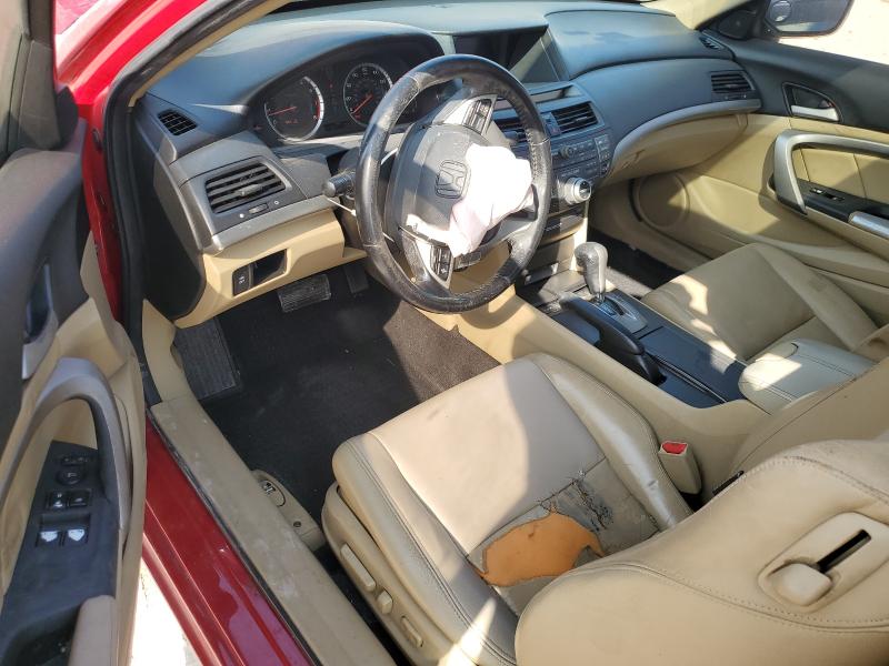 1HGCS2B83AA002893 - 2010 HONDA ACCORD EXL RED photo 8