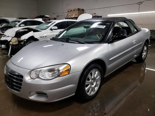 1C3EL75RX5N662647 - 2005 CHRYSLER SEBRING GTC SILVER photo 1