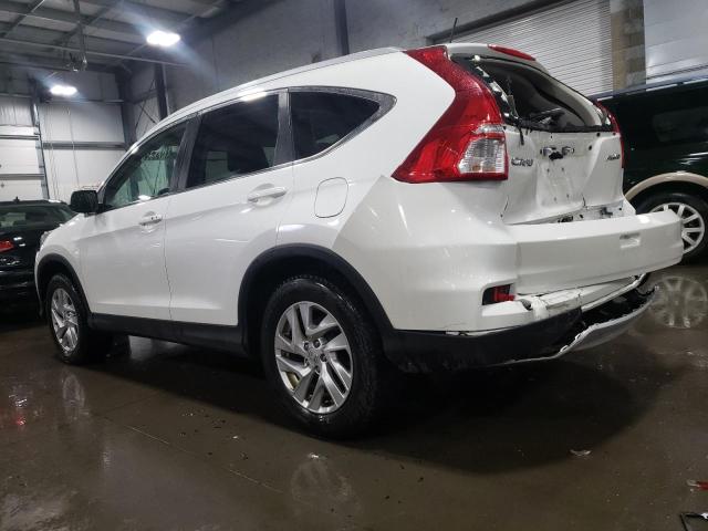 5J6RM4H79FL048330 - 2015 HONDA CR-V EXL WHITE photo 2