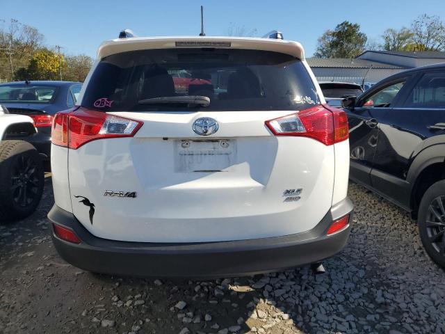 JTMRFREVXDD007924 - 2013 TOYOTA RAV4 XLE WHITE photo 6