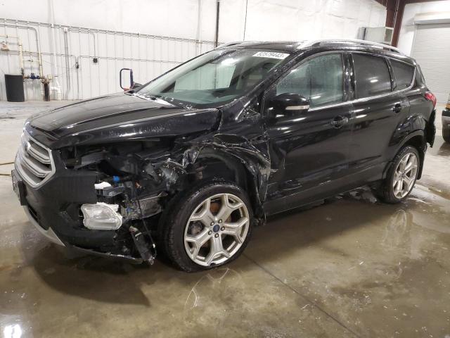 1FMCU9J94KUA71759 - 2019 FORD ESCAPE TITANIUM BLACK photo 1