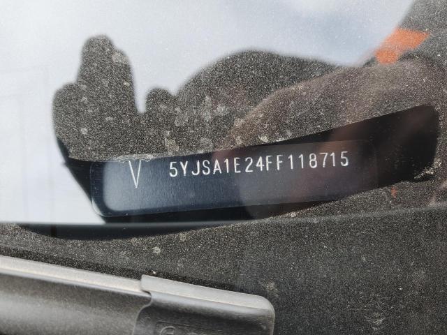 5YJSA1E24FF118715 - 2015 TESLA MODEL S WHITE photo 12