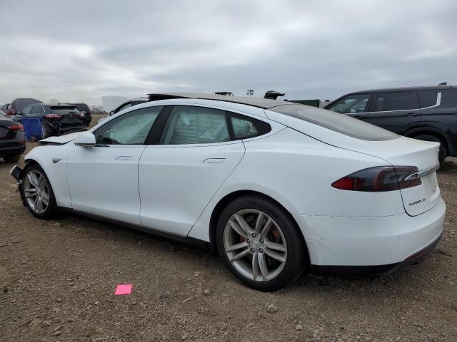 5YJSA1E24FF118715 - 2015 TESLA MODEL S WHITE photo 2