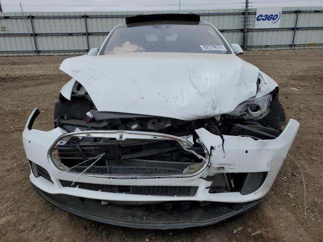 5YJSA1E24FF118715 - 2015 TESLA MODEL S WHITE photo 5