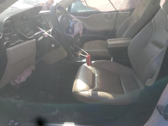 5YJSA1E24FF118715 - 2015 TESLA MODEL S WHITE photo 7