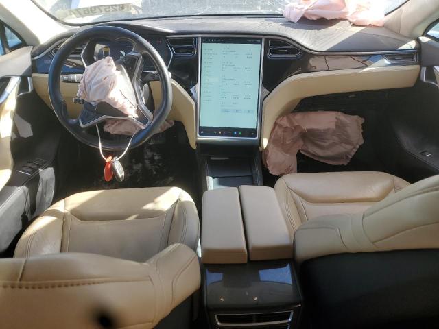 5YJSA1E24FF118715 - 2015 TESLA MODEL S WHITE photo 8