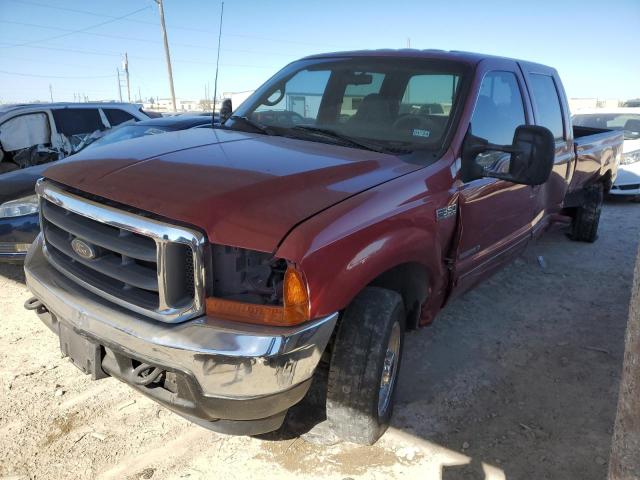 1FTSW31FX1EC10038 - 2001 FORD F350 SRW SUPER DUTY RED photo 1