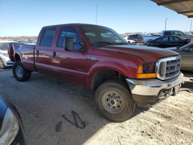 1FTSW31FX1EC10038 - 2001 FORD F350 SRW SUPER DUTY RED photo 4