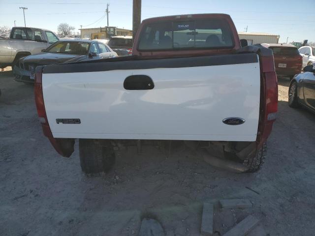 1FTSW31FX1EC10038 - 2001 FORD F350 SRW SUPER DUTY RED photo 6