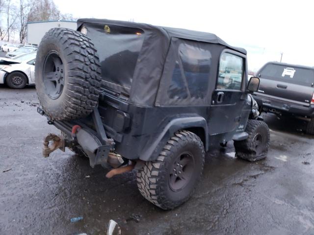 1J4FA39S55P374206 - 2005 JEEP WRANGLER X BLACK photo 3