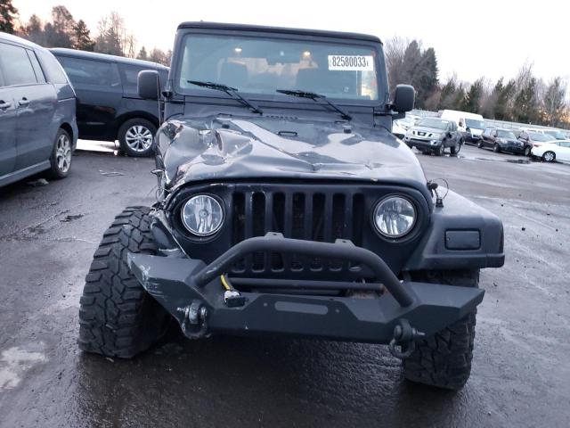 1J4FA39S55P374206 - 2005 JEEP WRANGLER X BLACK photo 5