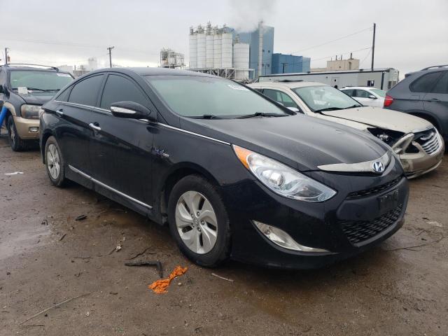 KMHEC4A49DA090699 - 2013 HYUNDAI SONATA HYBRID BLACK photo 4