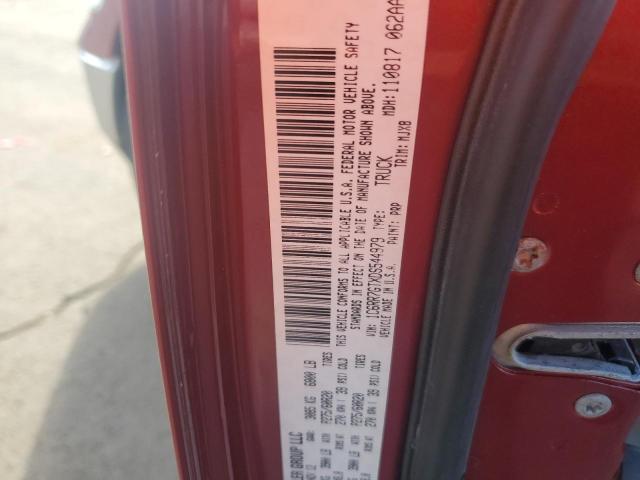 1C6RR7GTXDS544979 - 2013 RAM 1500 SLT RED photo 12