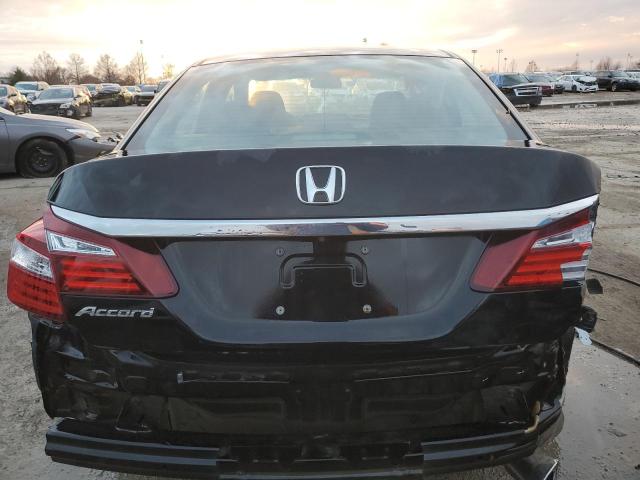 1HGCR2F3XGA029799 - 2016 HONDA ACCORD LX BLACK photo 6