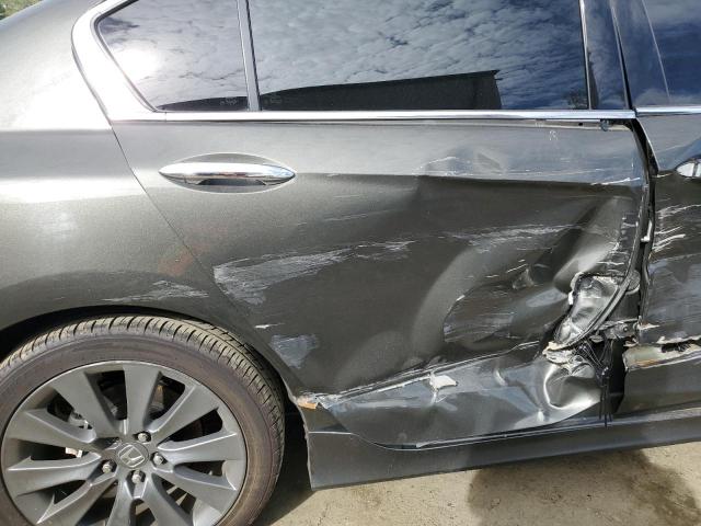 1HGCR3F86DA021826 - 2013 HONDA ACCORD EXL GRAY photo 10