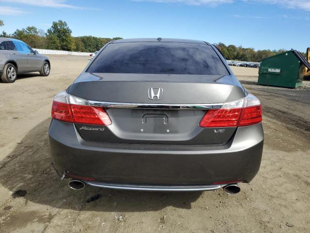 1HGCR3F86DA021826 - 2013 HONDA ACCORD EXL GRAY photo 6