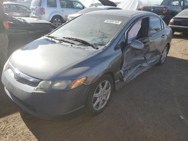 1HGFA165X8L041411 - 2008 HONDA CIVIC LX GRAY photo 1