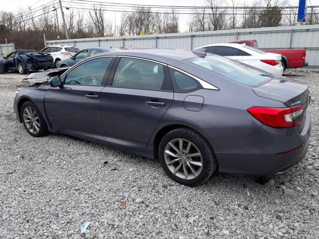 1HGCV1F13MA027621 - 2021 HONDA ACCORD LX GRAY photo 2