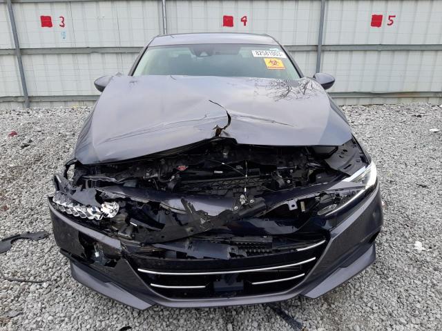 1HGCV1F13MA027621 - 2021 HONDA ACCORD LX GRAY photo 5