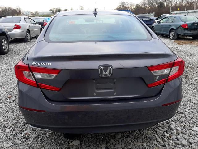 1HGCV1F13MA027621 - 2021 HONDA ACCORD LX GRAY photo 6