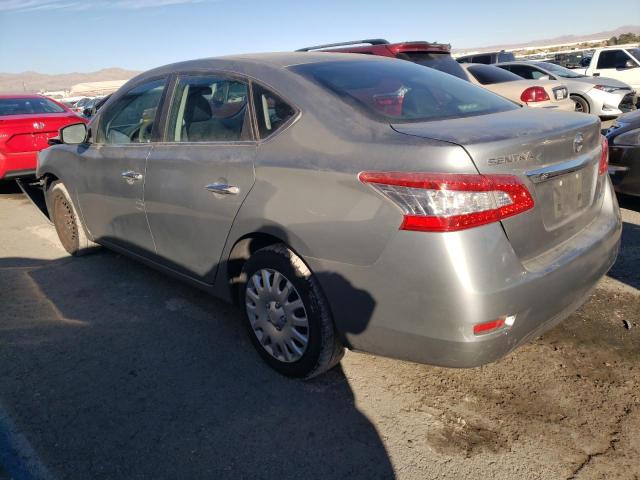 3N1AB7AP6EY341664 - 2014 NISSAN SENTRA S SILVER photo 2