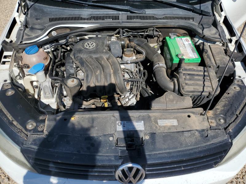 3VW2K7AJ2EM433176 - 2014 VOLKSWAGEN JETTA BASE WHITE photo 11