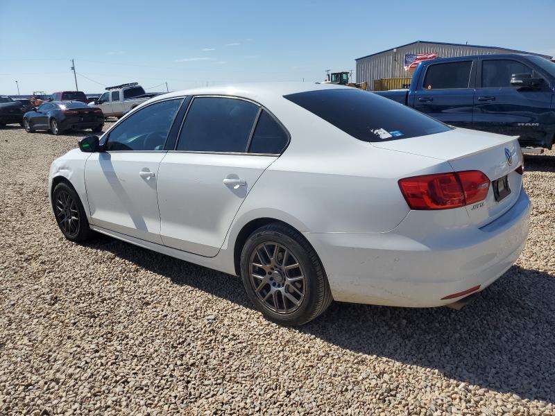 3VW2K7AJ2EM433176 - 2014 VOLKSWAGEN JETTA BASE WHITE photo 2