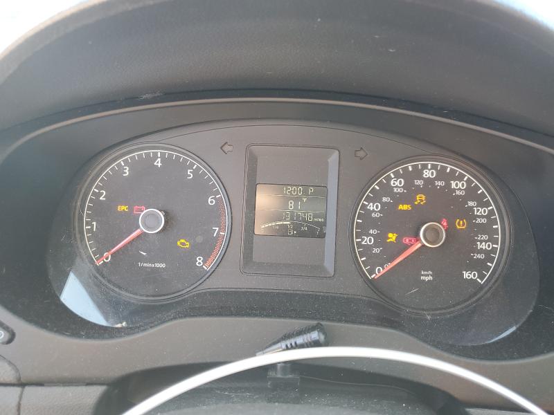 3VW2K7AJ2EM433176 - 2014 VOLKSWAGEN JETTA BASE WHITE photo 9