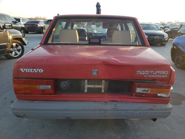 YV1FA874XL1471743 - 1990 VOLVO 740 Rojo foto 6