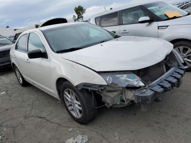 3FAHP0GA3CR328746 - 2012 FORD FUSION S WHITE photo 4