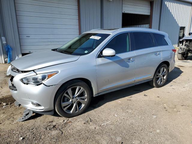 5N1AL0MM7DC301650 - 2013 INFINITI JX35 SILVER photo 1