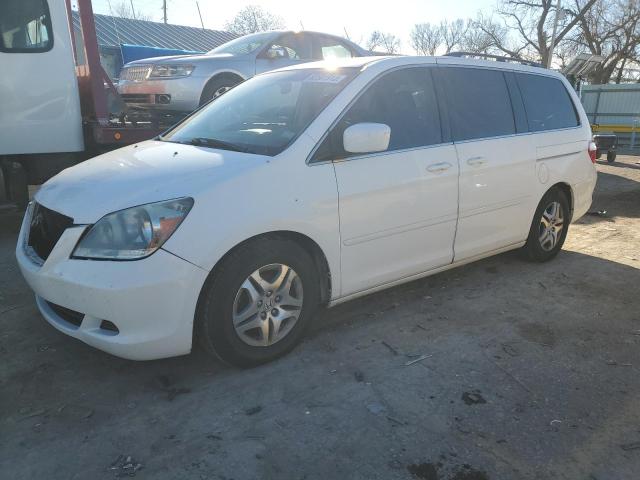 5FNRL38457B430027 - 2007 HONDA ODYSSEY EX WHITE photo 1