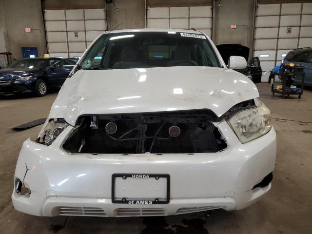 JTEDS41A292081770 - 2009 TOYOTA HIGHLANDER WHITE photo 5