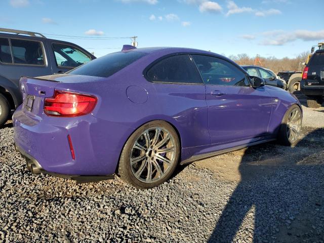 WBS2U7C56K7D52745 - 2019 BMW M2 COMPETITION PURPLE photo 3