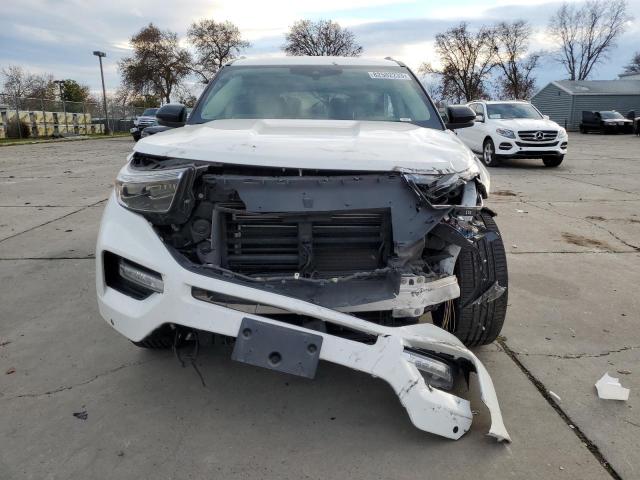 1FM5K8HC1MGA06069 - 2021 FORD EXPLORER PLATINUM WHITE photo 5