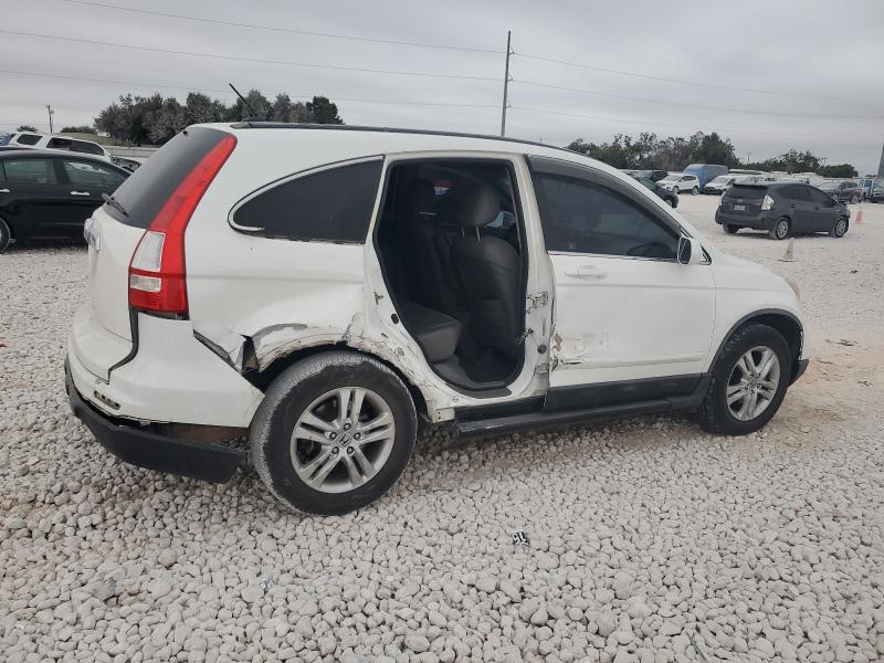 5J6RE3H70BL023978 - 2011 HONDA CR-V EXL WHITE photo 3