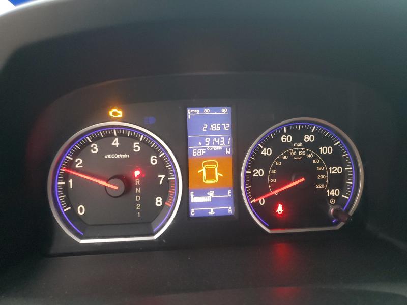 5J6RE3H70BL023978 - 2011 HONDA CR-V EXL WHITE photo 9