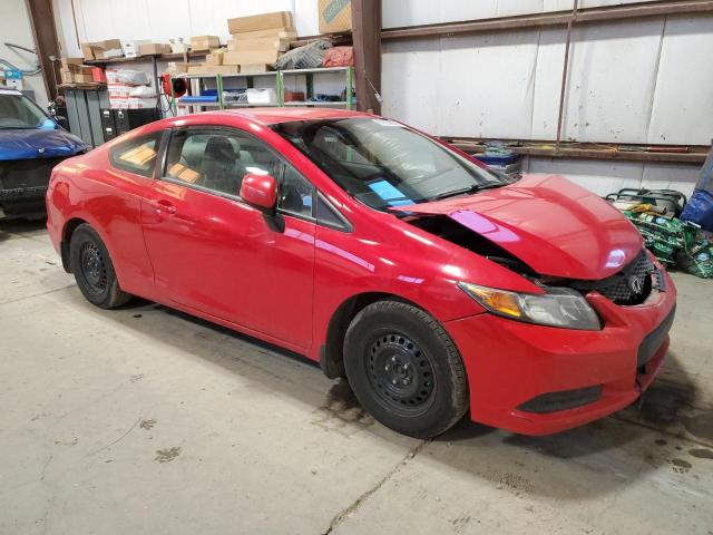 2HGFG3A43CH003601 - 2012 HONDA CIVIC LX RED photo 4