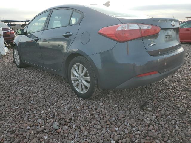 KNAFX4A6XE5163780 - 2014 KIA FORTE LX GRAY photo 3