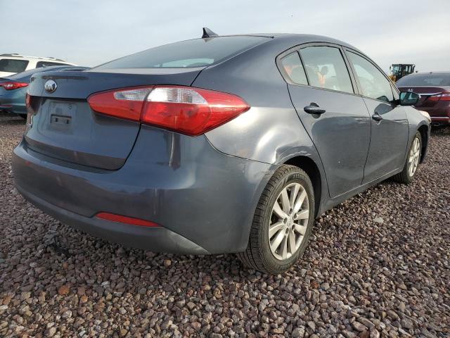 KNAFX4A6XE5163780 - 2014 KIA FORTE LX GRAY photo 4