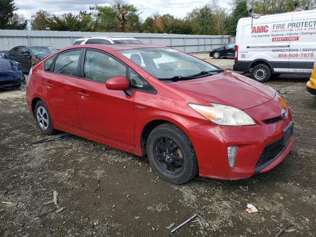 JTDKN3DU2D5637263 - 2013 TOYOTA PRIUS 红色 照片 4