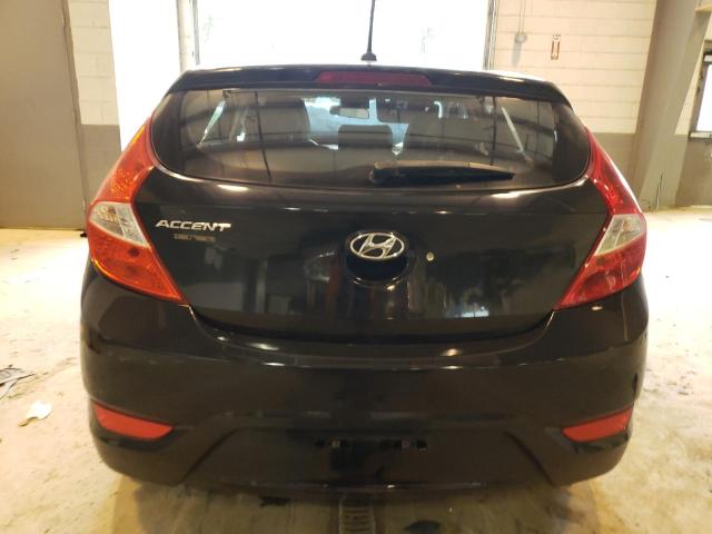 KMHCT5AE1DU116300 - 2013 HYUNDAI ACCENT GLS BLACK photo 6