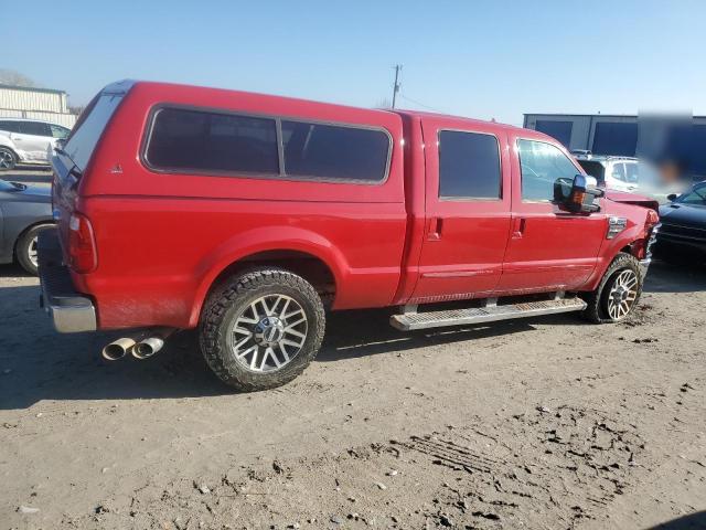 1FTSW2BR1AEA74059 - 2010 FORD F250 SUPER DUTY RED photo 3