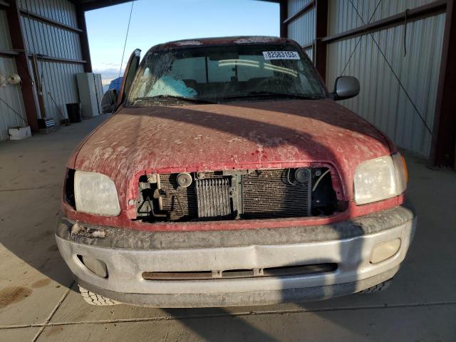 5TBBT4412YS005907 - 2000 TOYOTA TUNDRA ACCESS CAB წითელი ფოტო 5